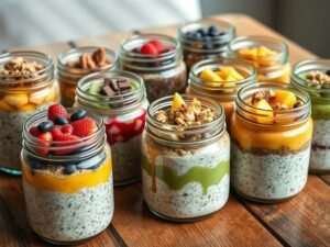Enjoou do Morango? 8 Sabores VICIANTES de Overnight Oats que Fazem Você Esquecer o Pão Doce Para Sempre
