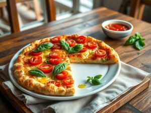 Pizza de Couve-Flor Low Carb: A Massa Secreta que Fica Crocante Igual à Italiana (Sem Farinha!)