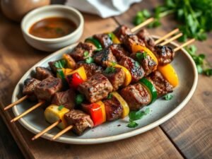 Espetinho de Carne Low Carb: A Receita de Churrasco que Não Engorda (Marinada Secreta!)