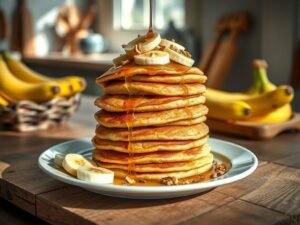 Panqueca Americana Fit de Banana: A Receita Fofa que Parece Pecado mas é Saúde Pura